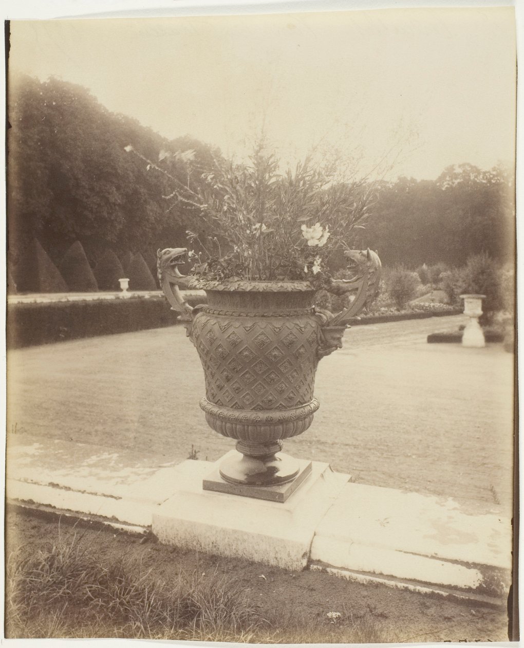 Versailles, Jarrón de Ballin de Jean Eugène Auguste Atget