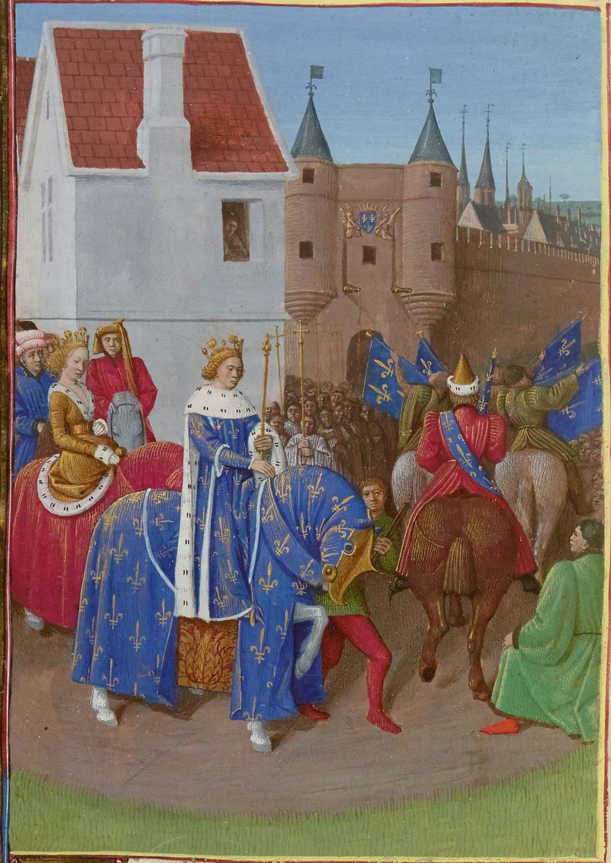 Entrada de Juan II el Bueno de Jean Fouquet