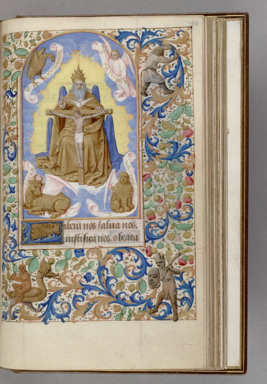 Gnadenstuhl Libro de Horas, 1450-1499 de Jean Fouquet