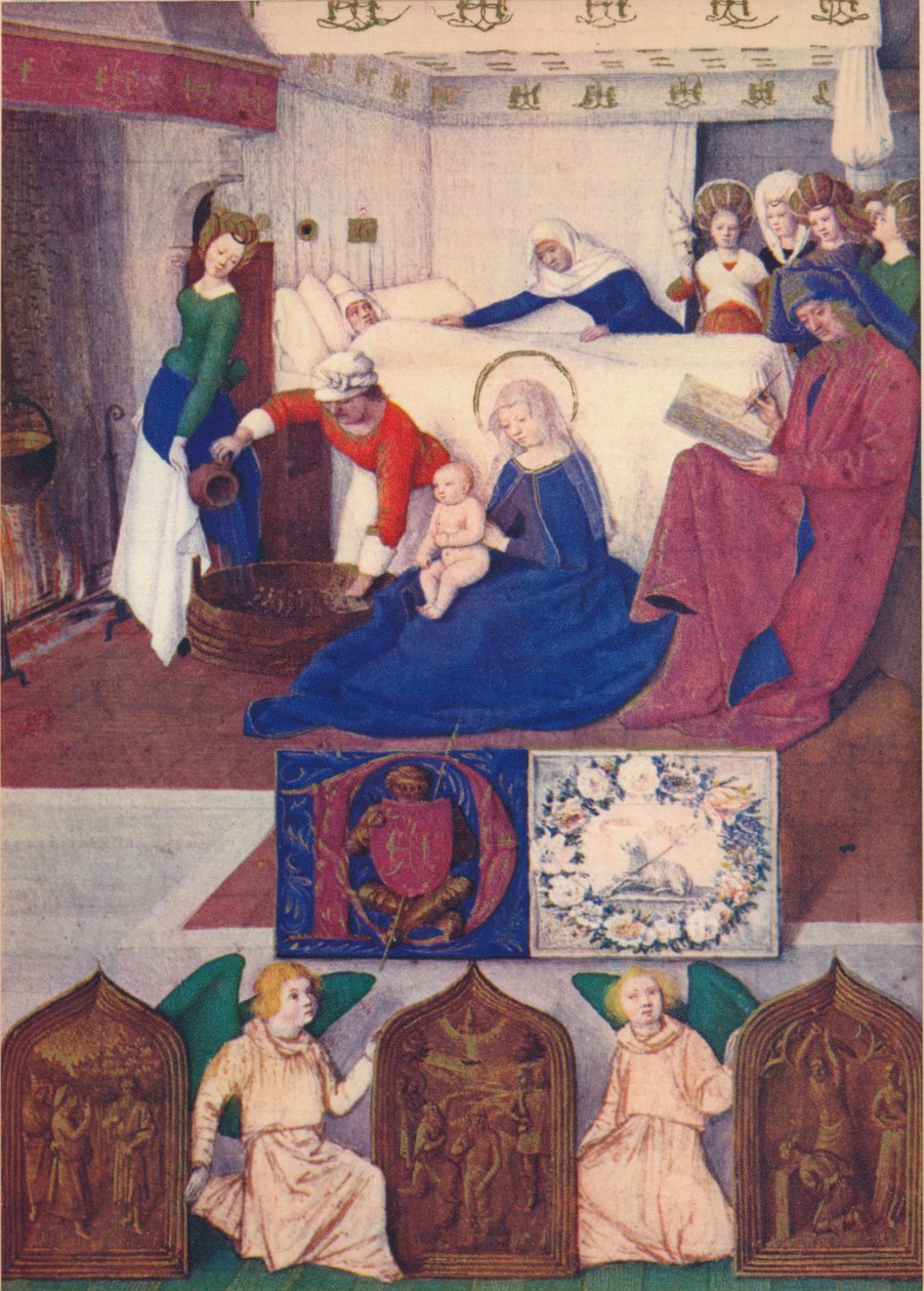 El nacimiento de San Juan Bautista de Jean Fouquet