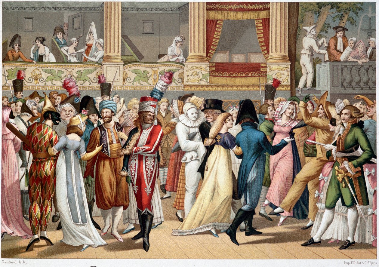 El baile de la Ópera según Bosio de Jean Francois (after) Bosio