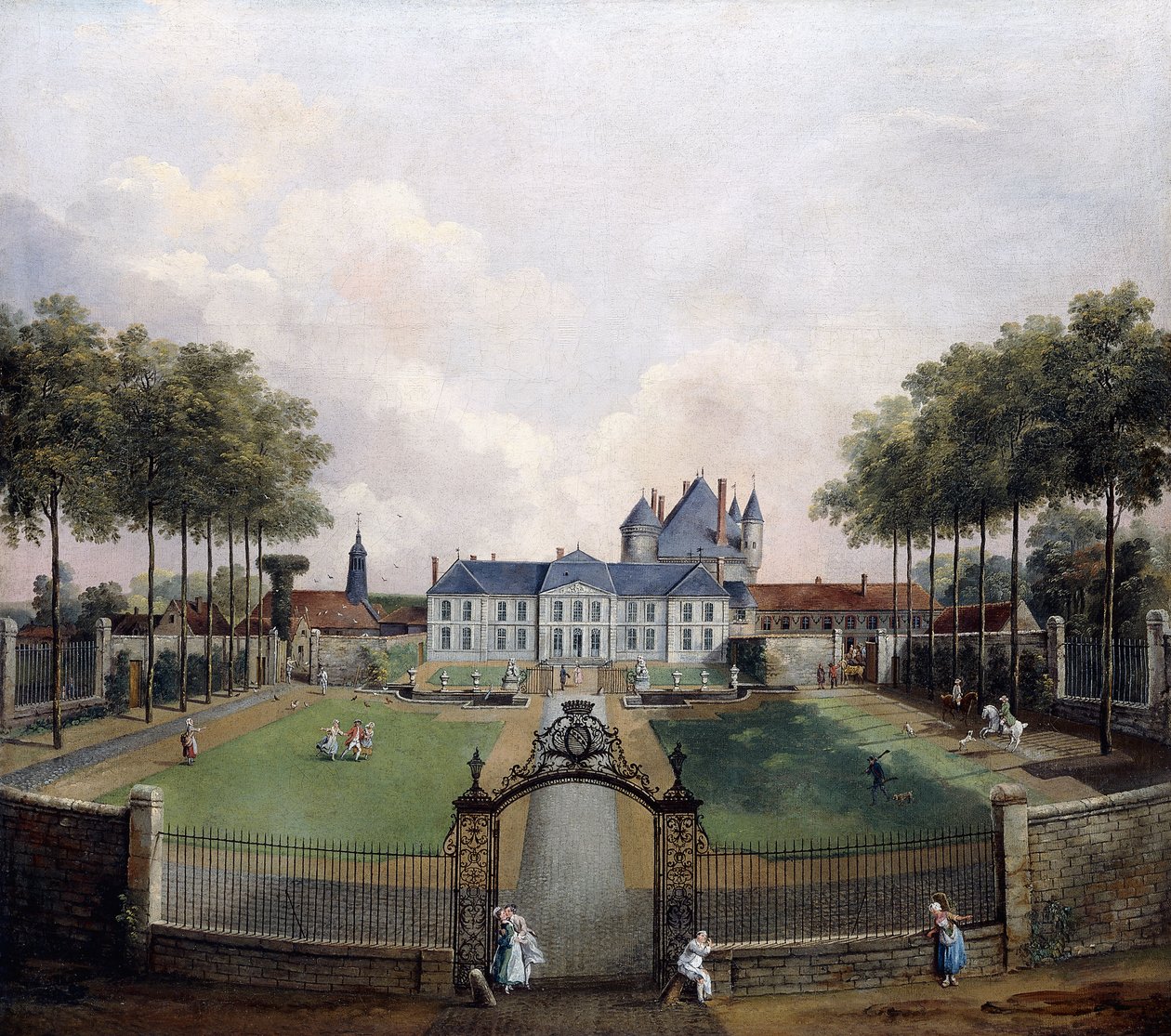 Vistas del Château de Mousseaux y sus jardines de Jean Francois Hue