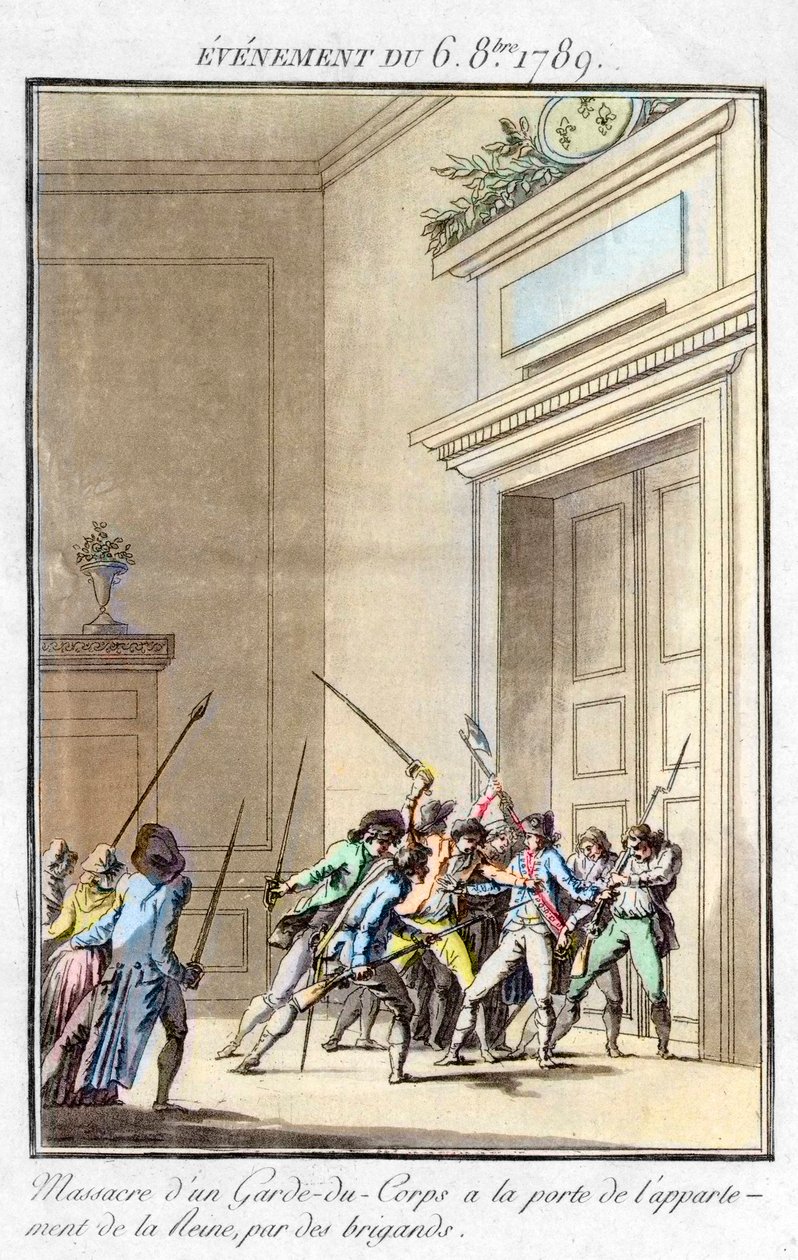 Revolución Francesa - Evento del 6 de octubre de Jean-Francois Janinet