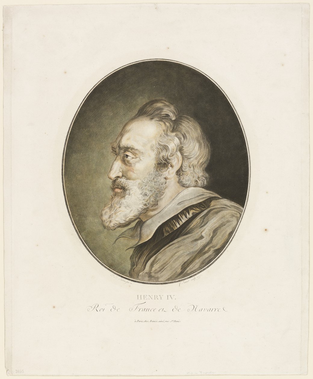 Enrique IV, rey de Francia y Navarra de Jean Francois Janinet