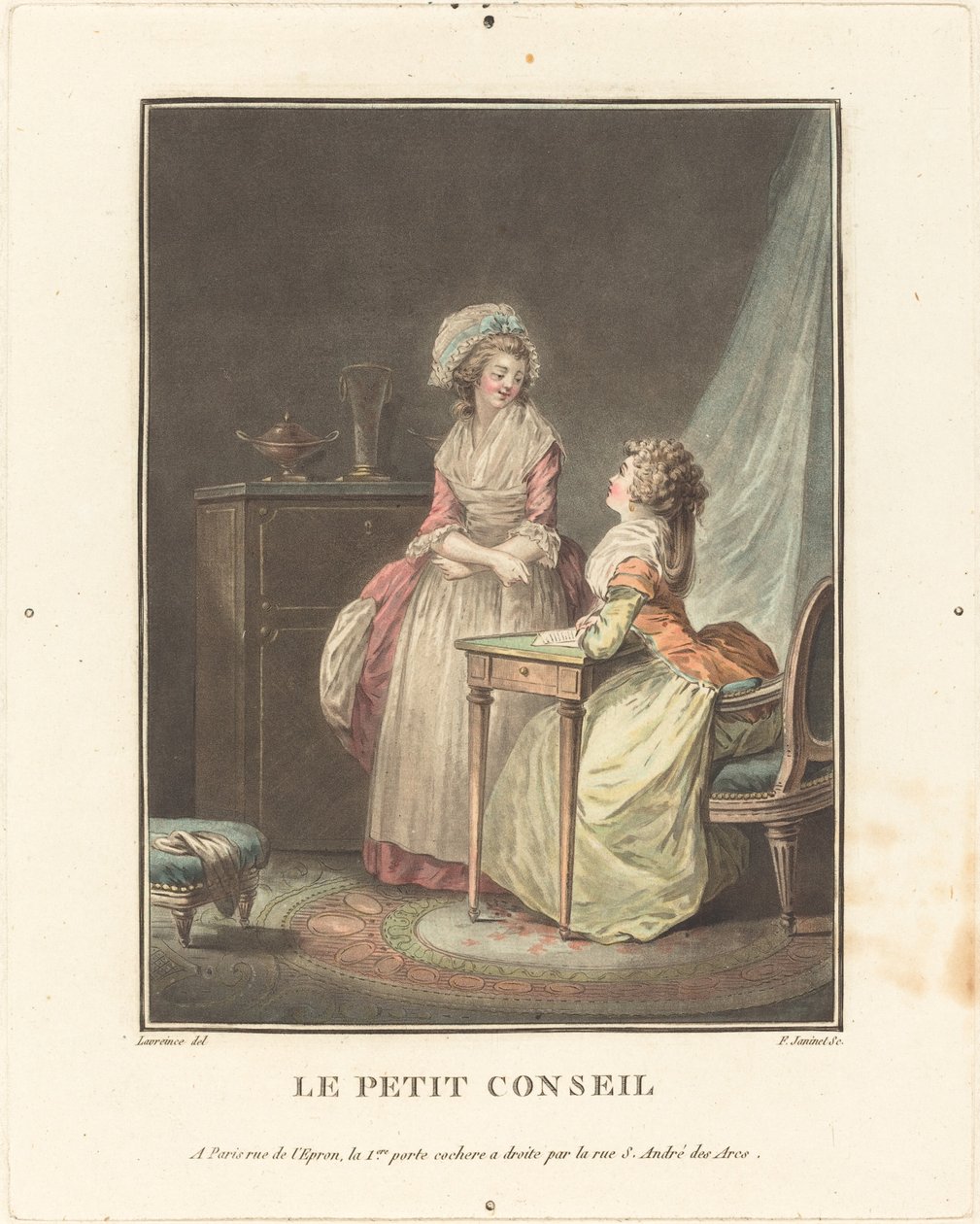 Le petit conseil de Jean Francois Janinet