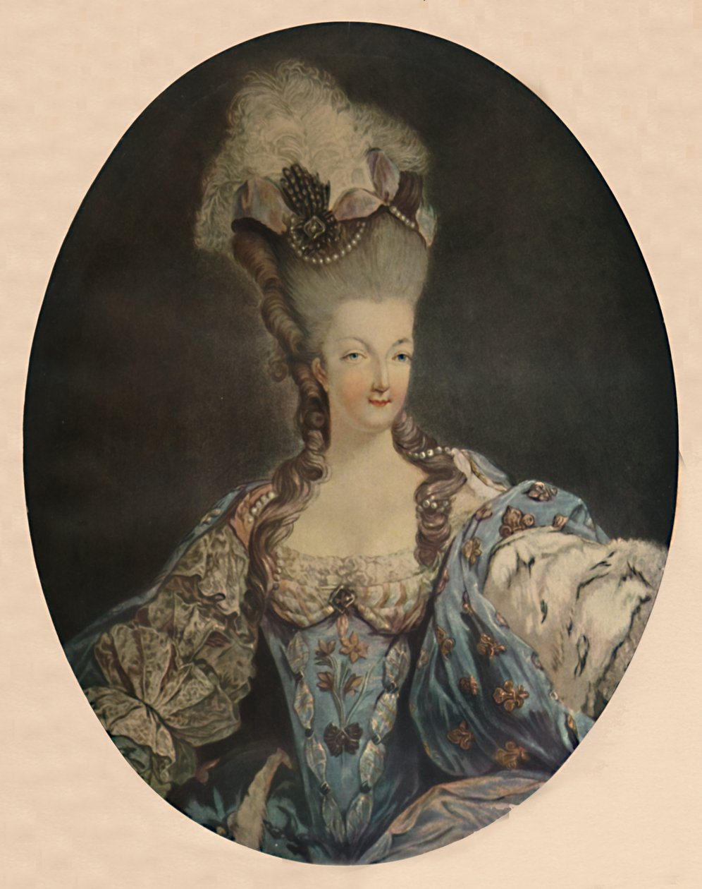 María Antonieta, Reina de Francia, 1777, 1913 de Jean Francois Janinet