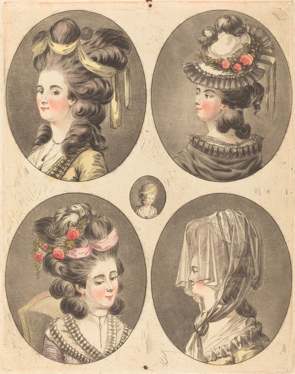 Modelos de peinados de Jean Francois Janinet