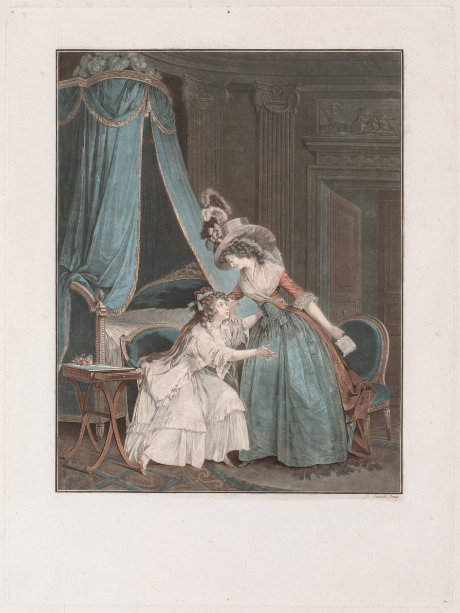 La indiscreción, 1788 de Jean Francois Janinet