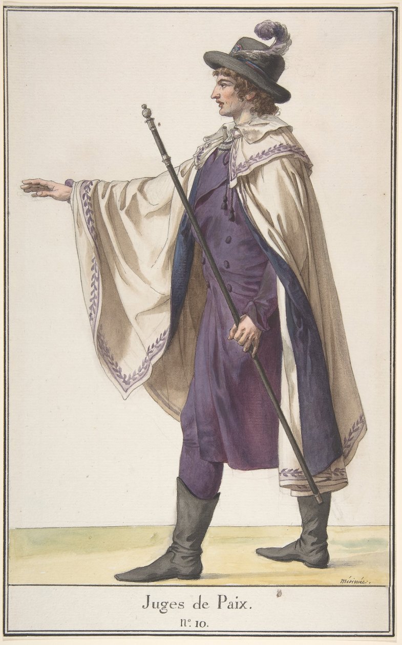 Un juez de paz, ca. 1798-99 de Jean Francois Leonor Merimee