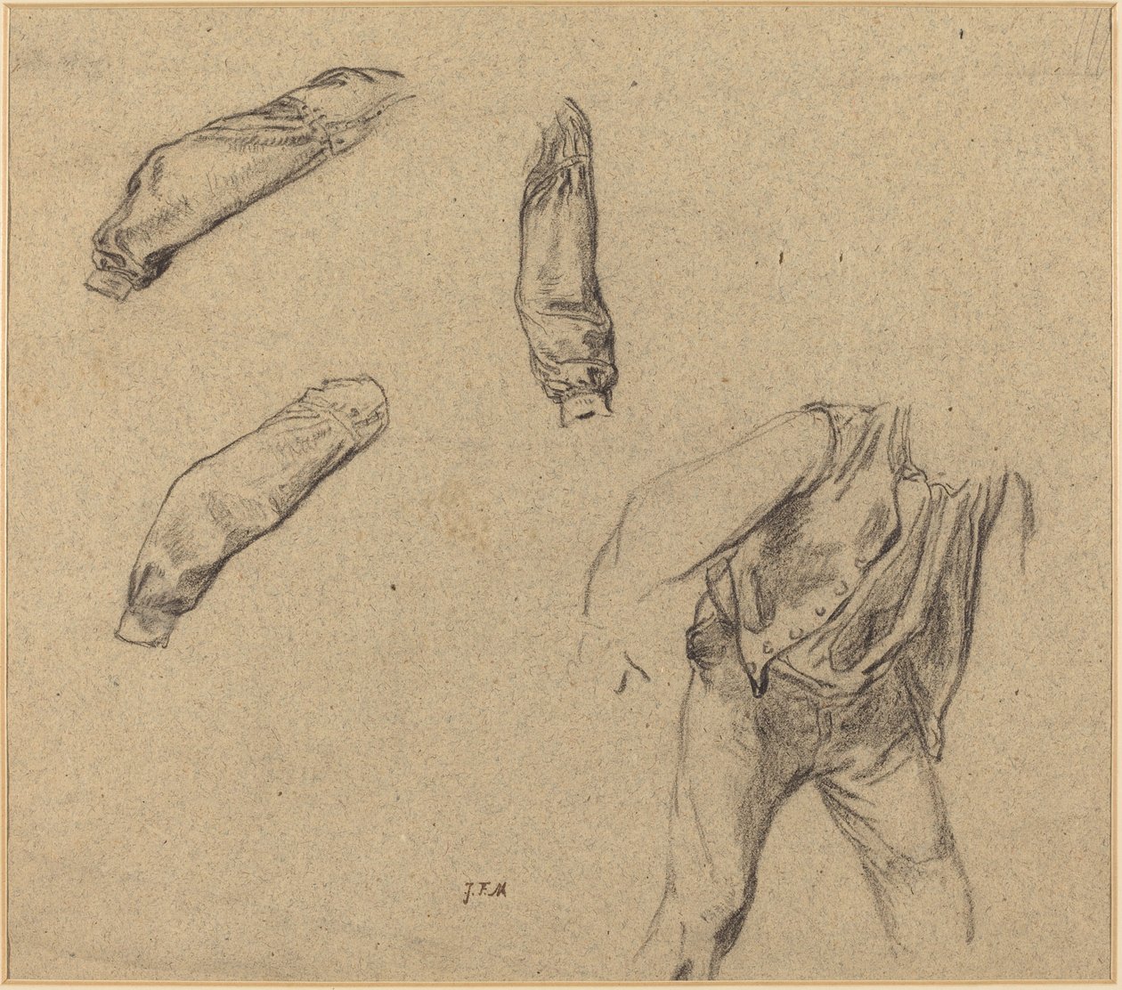 Estudios de Vestuario de Jean-Francois Millet