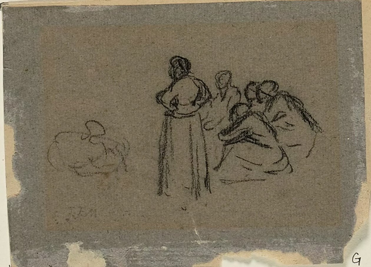 Grupo de mujeres de Jean Francois Millet