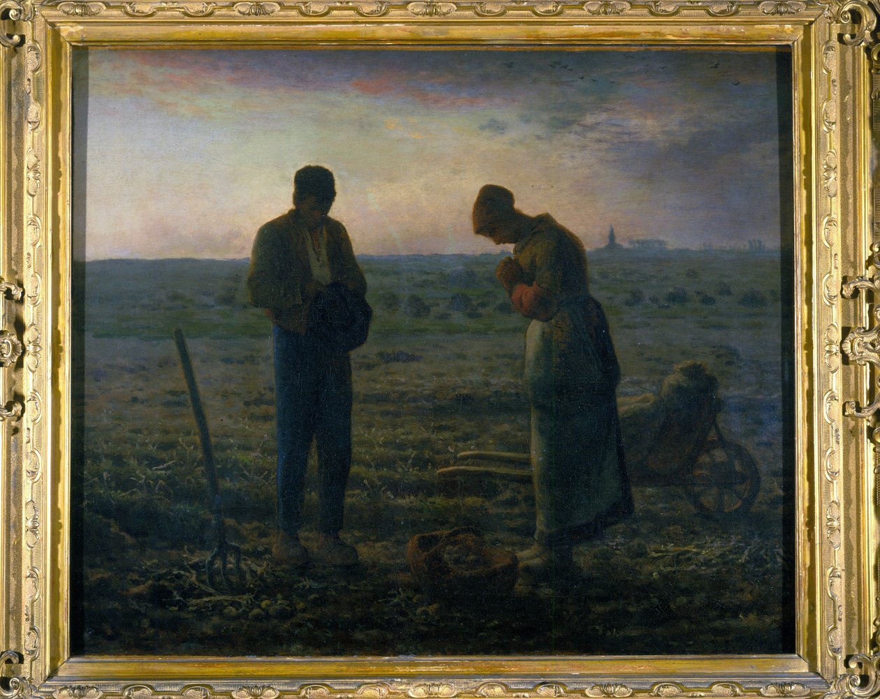 El Ángelus (1857-59) por Jean Francois Millet (1814-1875) de Jean Francois Millet