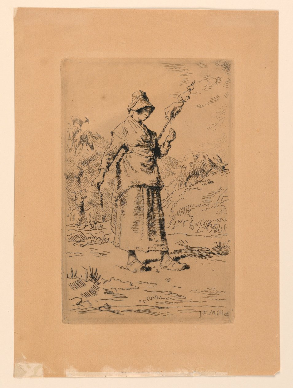 La Fileuse de Jean Francois Millet