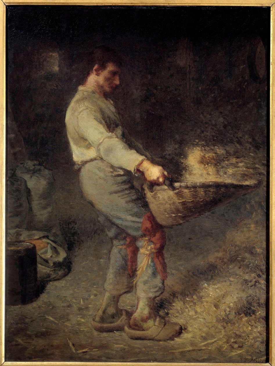 Le vanneur de Jean Francois Millet