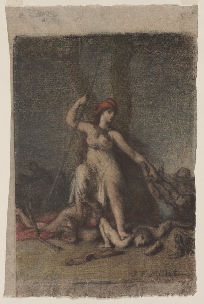 Libertad, probablemente 1848 de Jean Francois Millet