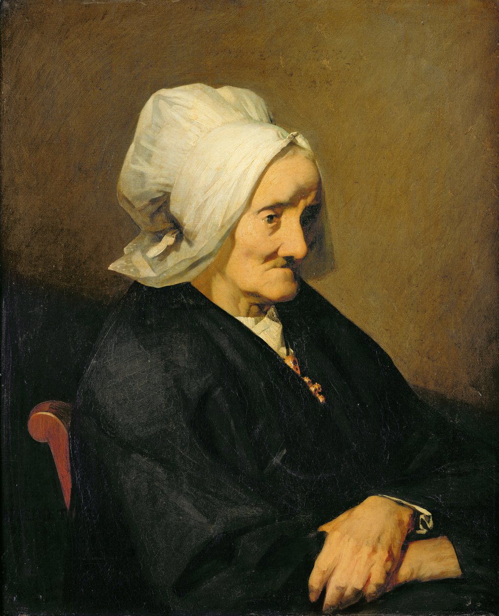 Retrato de la viuda Roumy de Jean Francois Millet