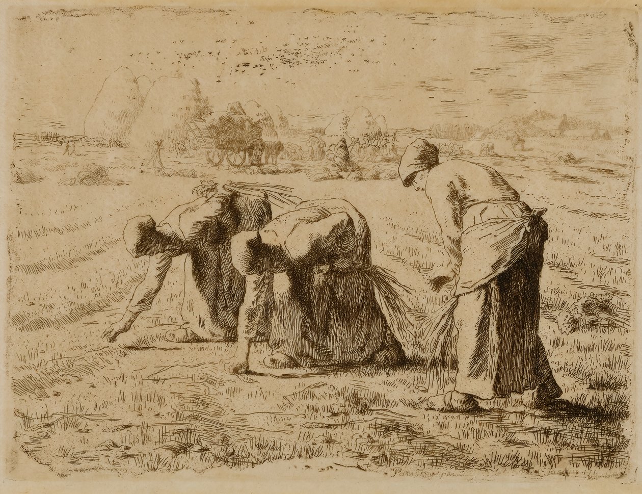 Las espigadoras de Jean Francois Millet