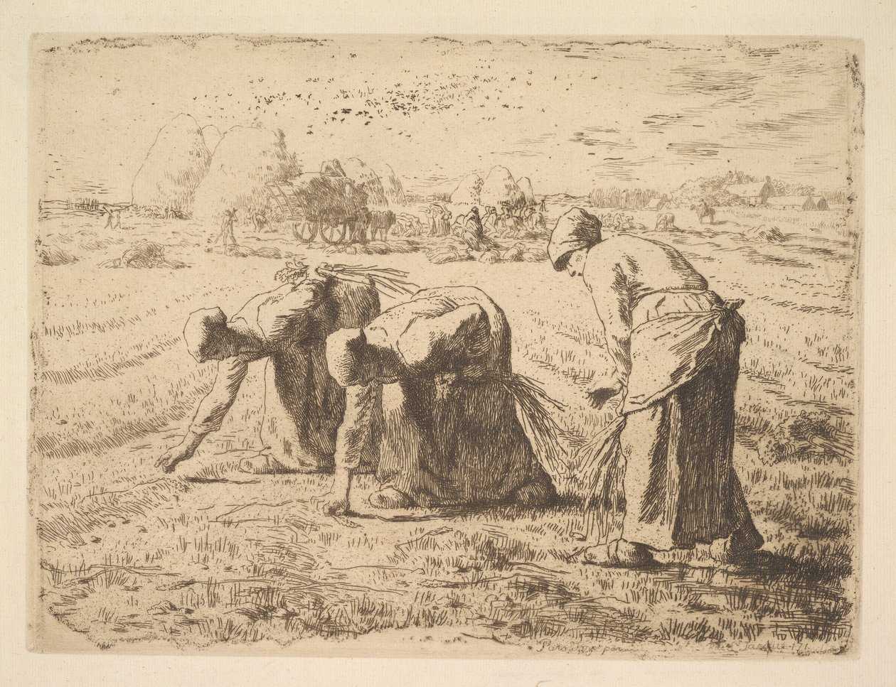 Las espigadoras de Jean Francois Millet