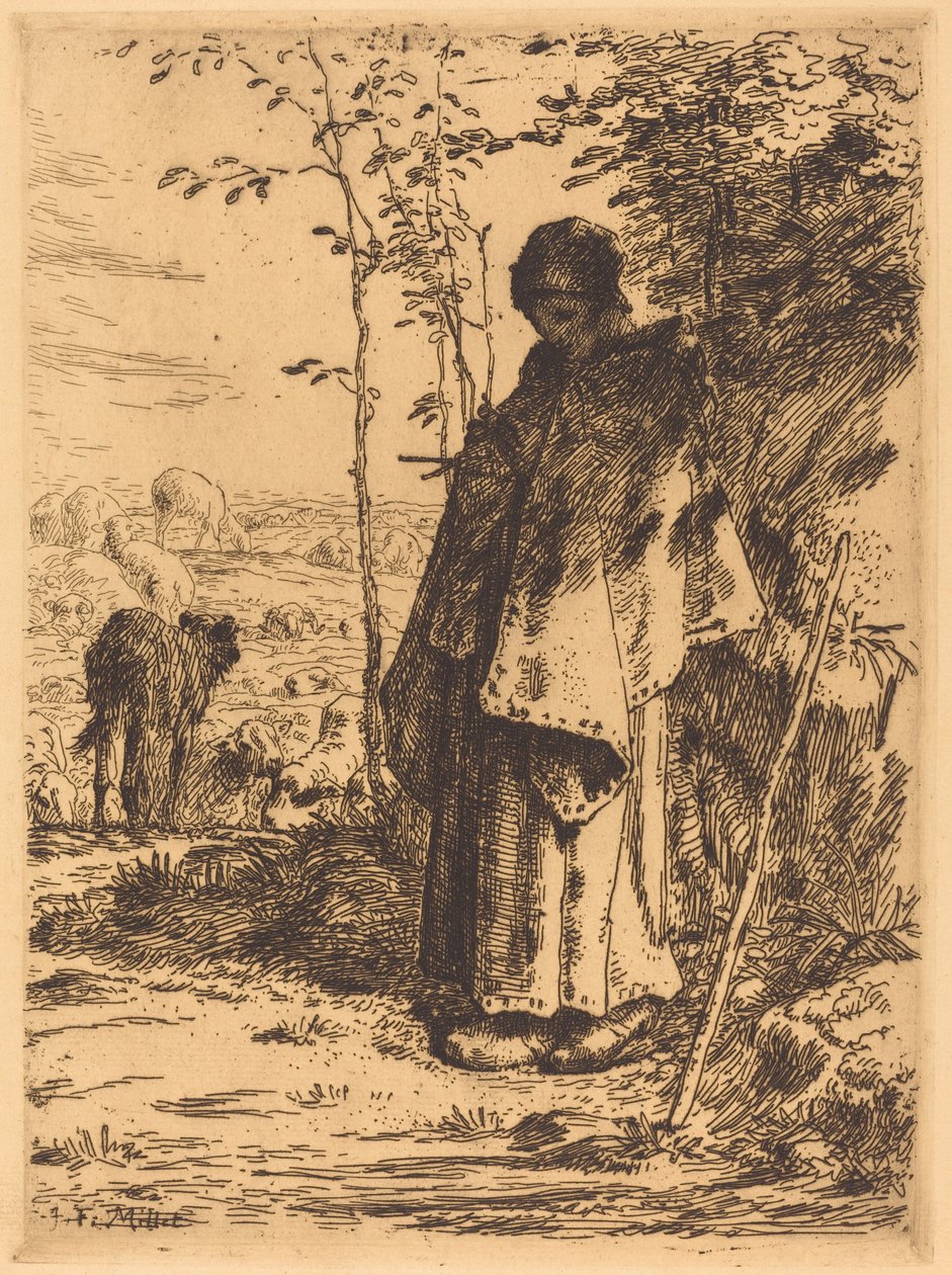 La gran pastora de Jean Francois Millet