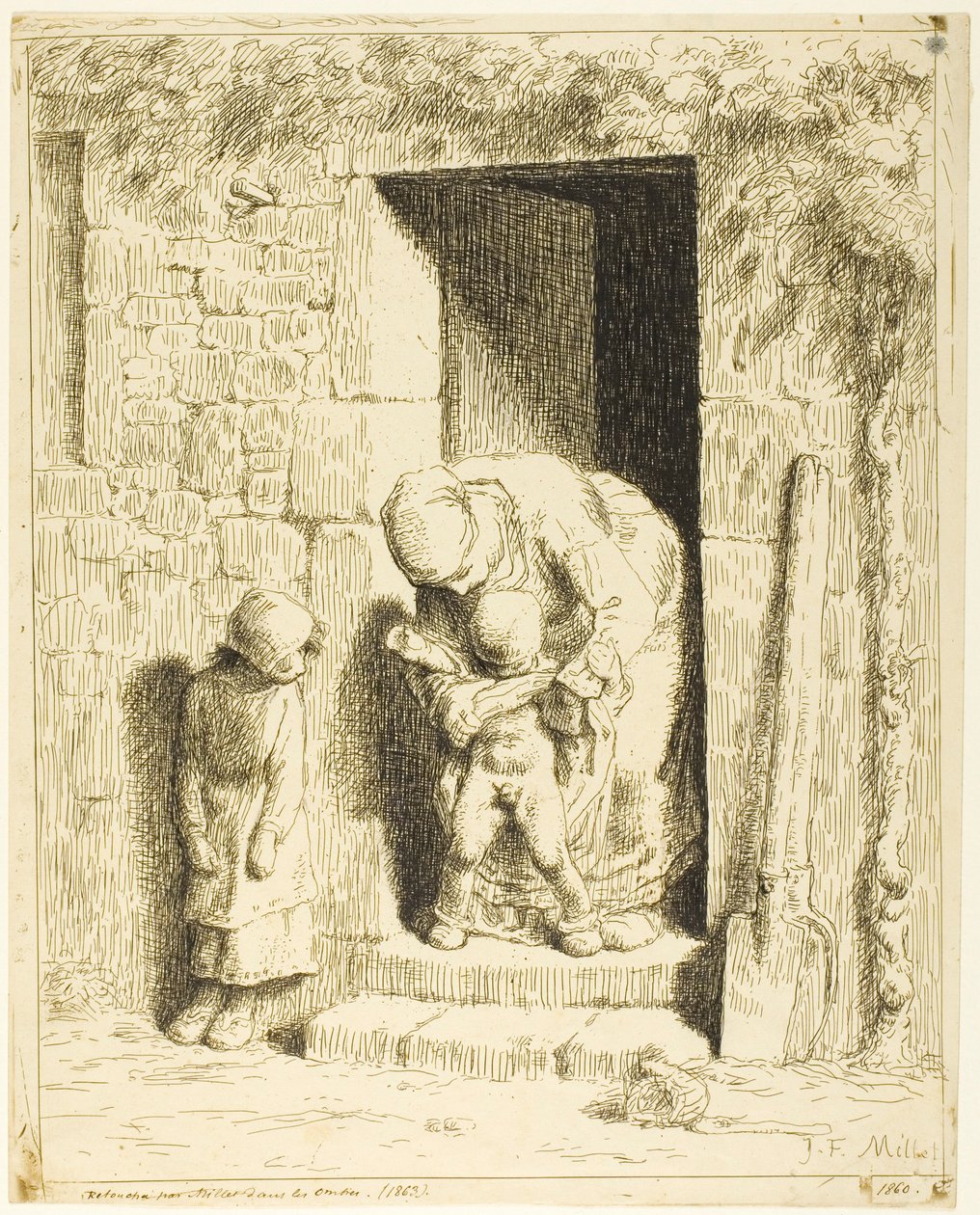 La Precaución Maternal de Jean Francois Millet