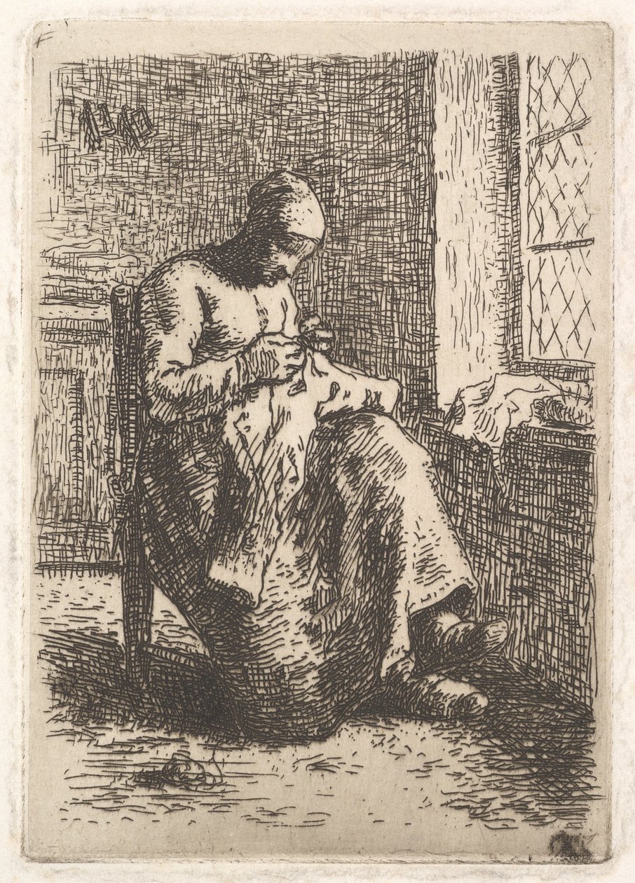 La costurera de Jean Francois Millet
