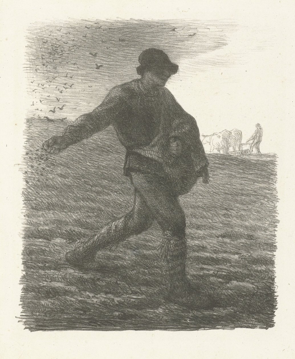 El sembrador, 1851 de Jean Francois Millet