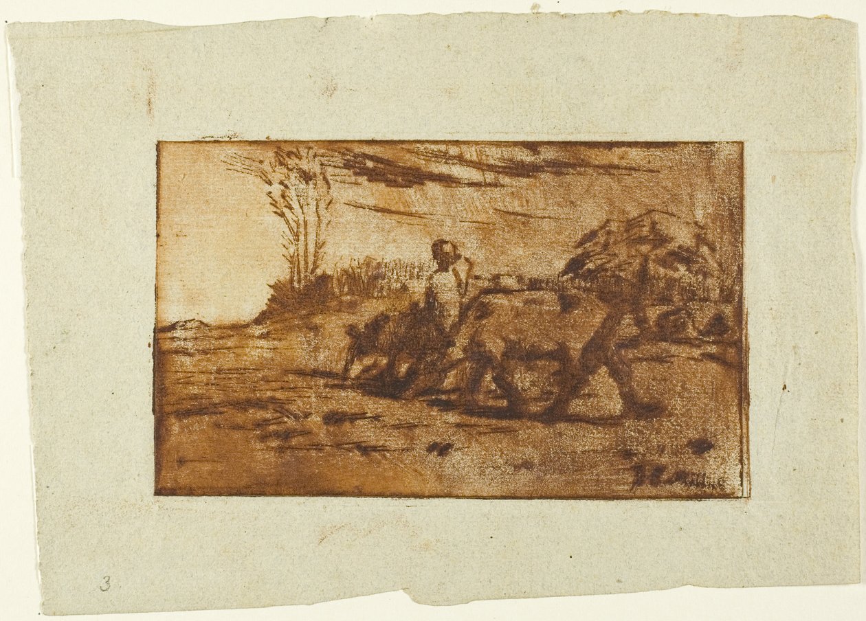 Las dos vacas de Jean-Francois Millet