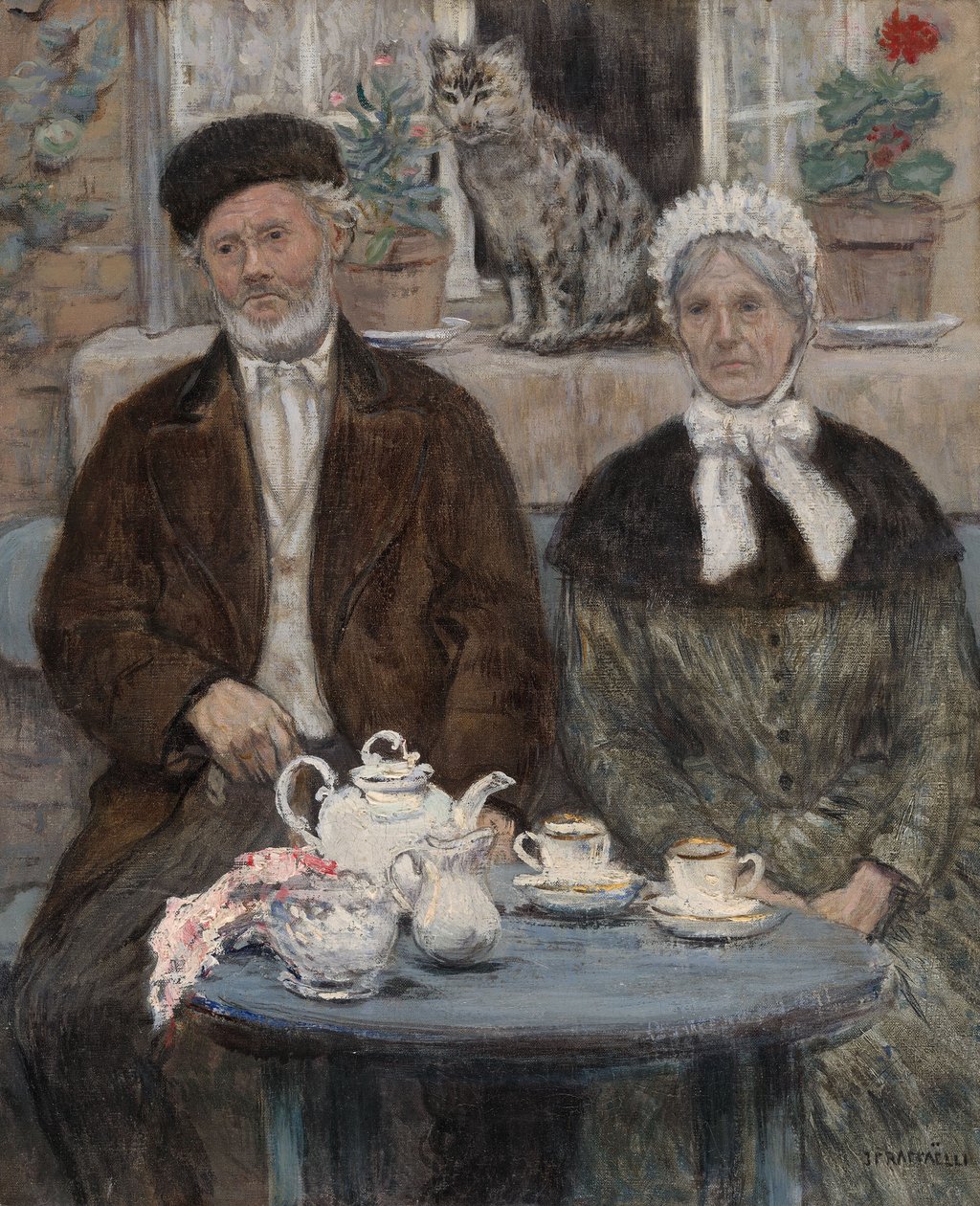 Tarde de té de Jean Francois Raffaelli