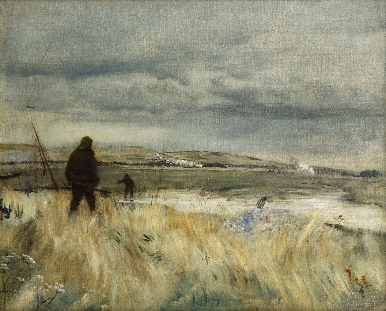 Pescadores bretones de Jean Francois Raffaelli