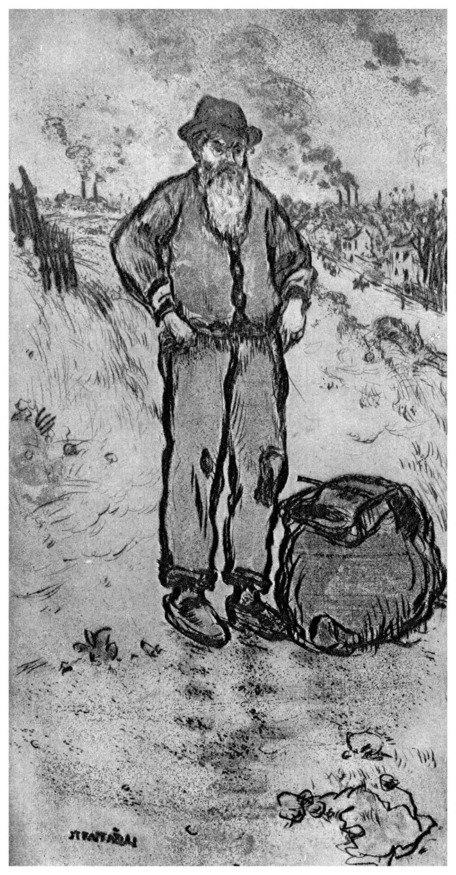 Le Chemineau, c. 1870-1920 de Jean Francois Raffaelli