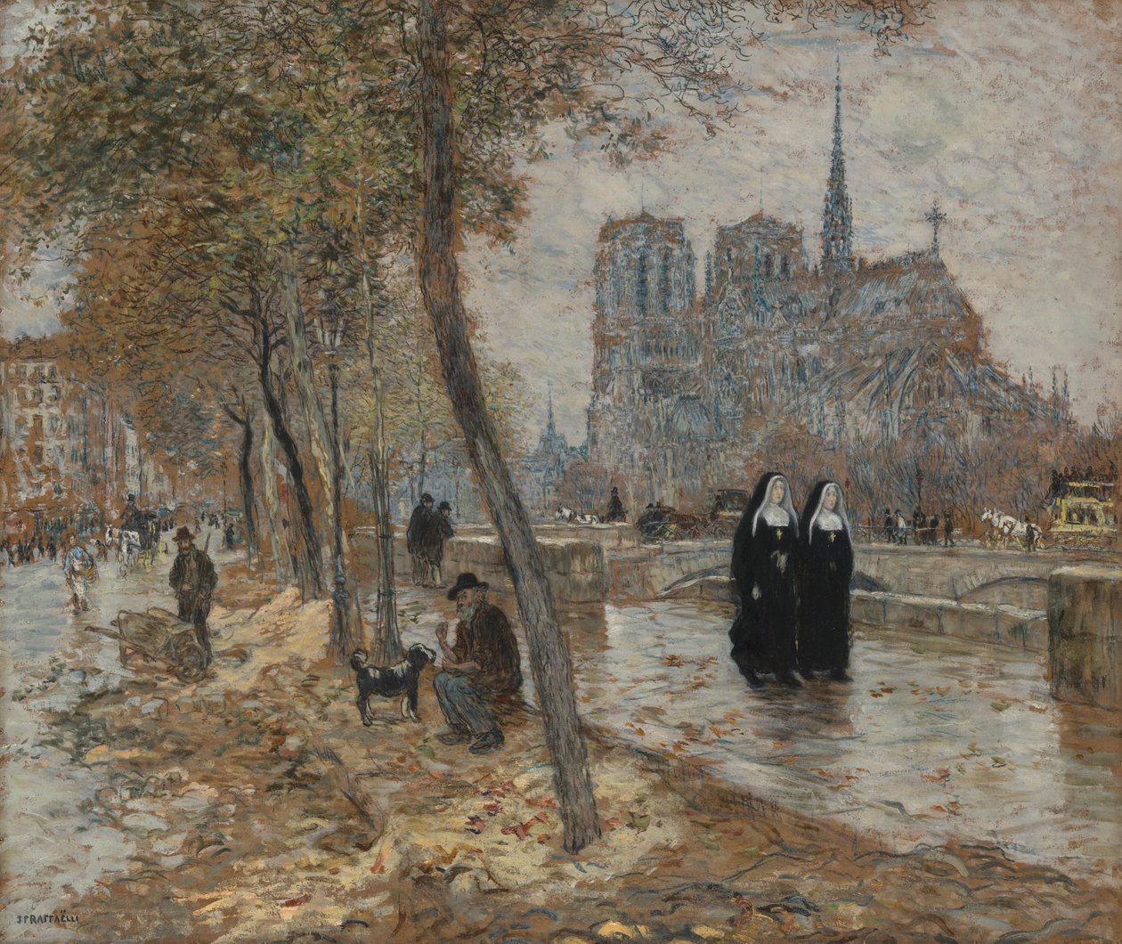 Notre Dame de París de Jean Francois Raffaelli