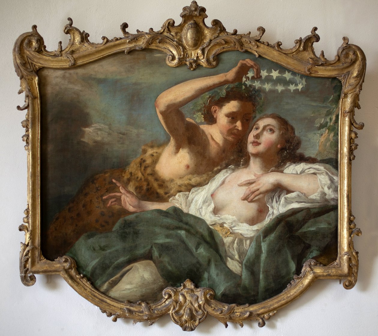 Baco y Ariadna. Pintura de Jean Francois de Troy (1679-1752) de Jean François de Troy