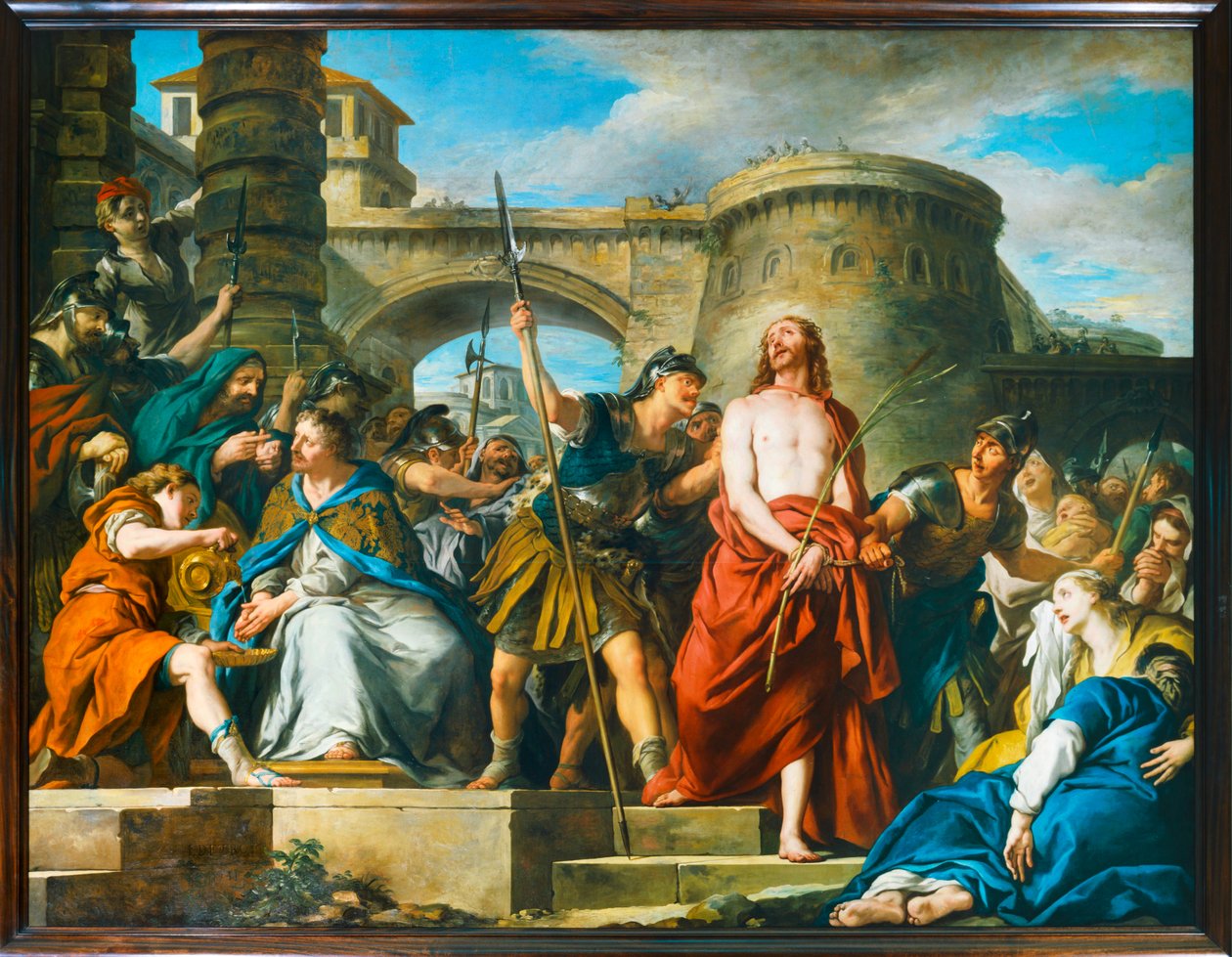 Le Christ devant Pilate - Cristo ante Pilato ... de Jean François de Troy