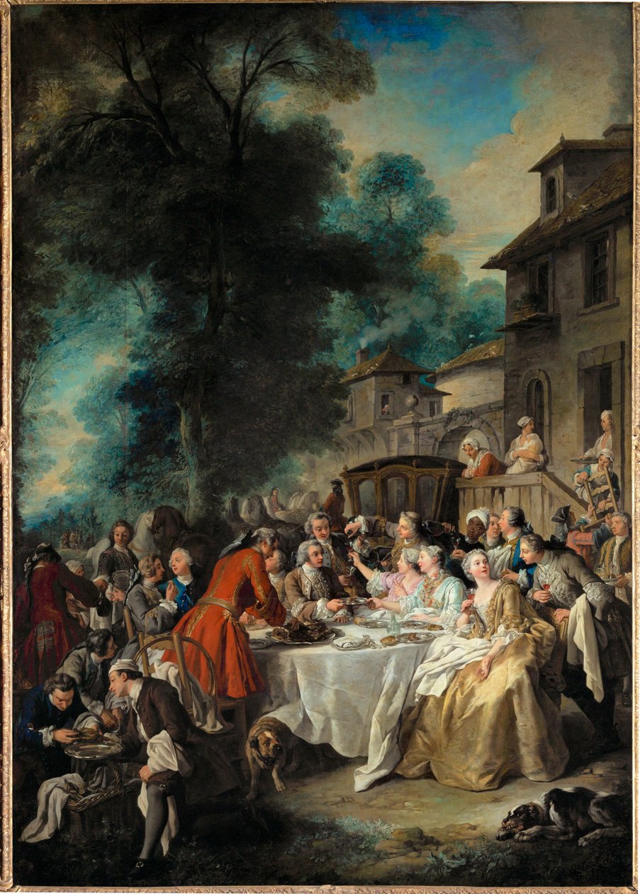 Un almuerzo de caza ... de Jean François de Troy