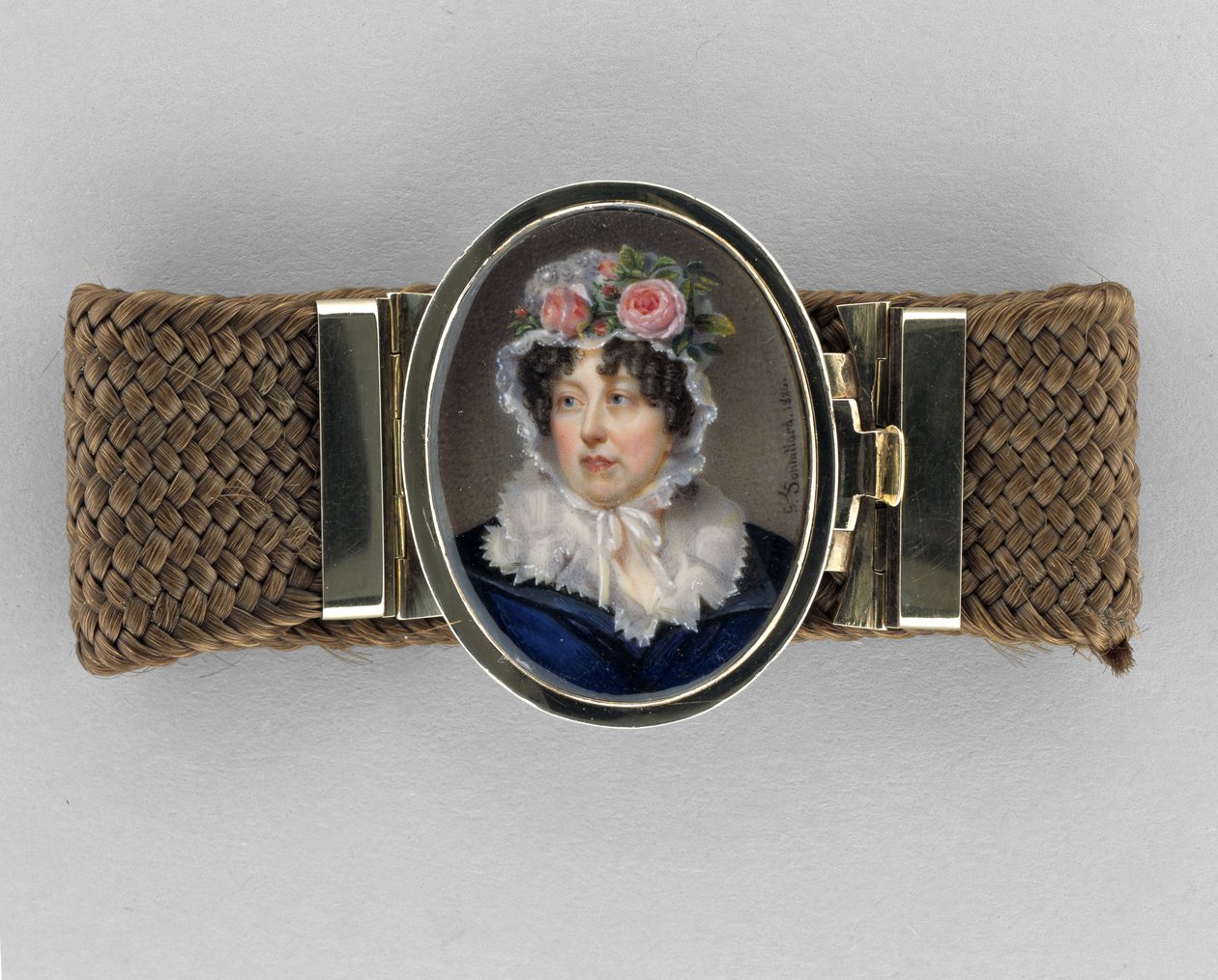 Brazalete con Retrato de Lady Susan Murray de Jean François Gérard Fontallard