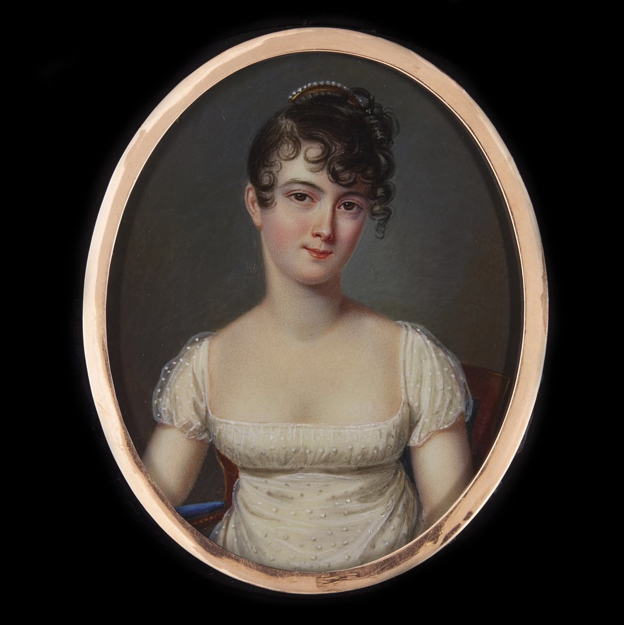 Retrato de Madame Récamier, nacida Julie Bernard 1777-1849, ca 1805 de Jean François Gérard Fontallard