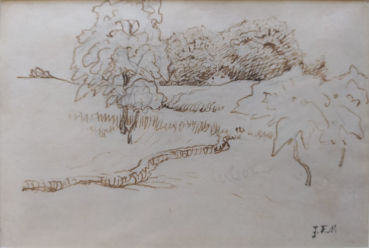 [Árboles y arboledas alrededor de Vichy] de Jean Francois Millet