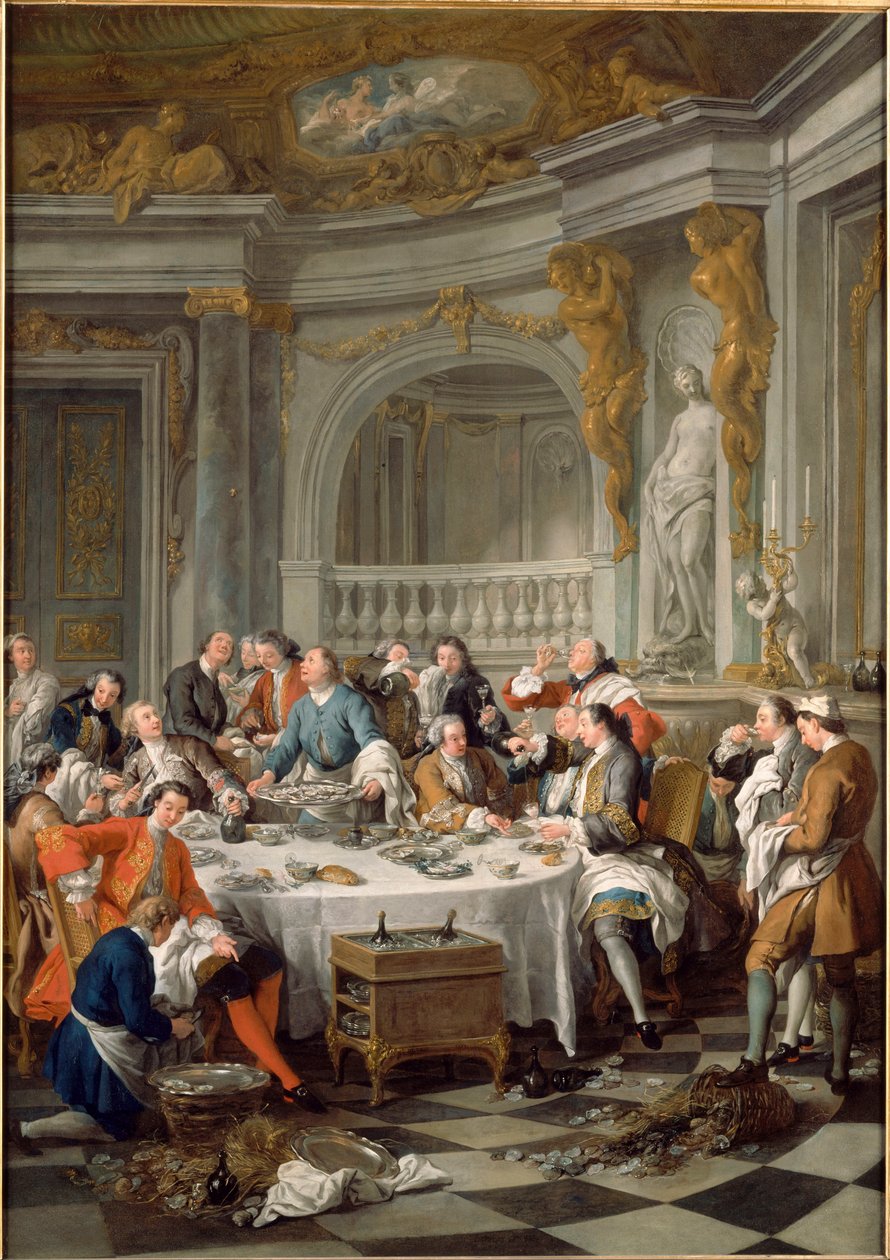 Almuerzo de ostras de Jean François de Troy