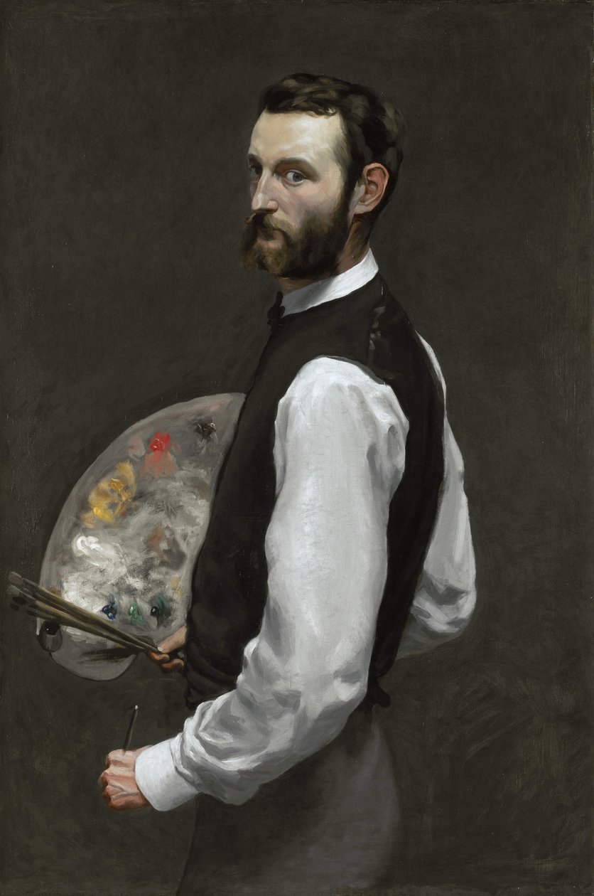 Autorretrato, 1865-66 de Jean Frederic Bazille