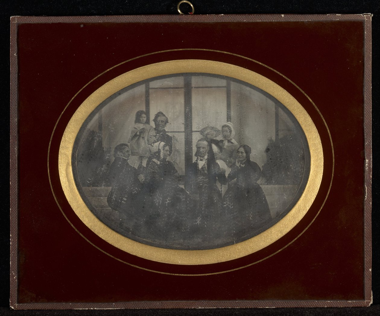 Retrato de grupo de ocho miembros del círculo Eynard-Lullin de Jean Gabriel Eynard