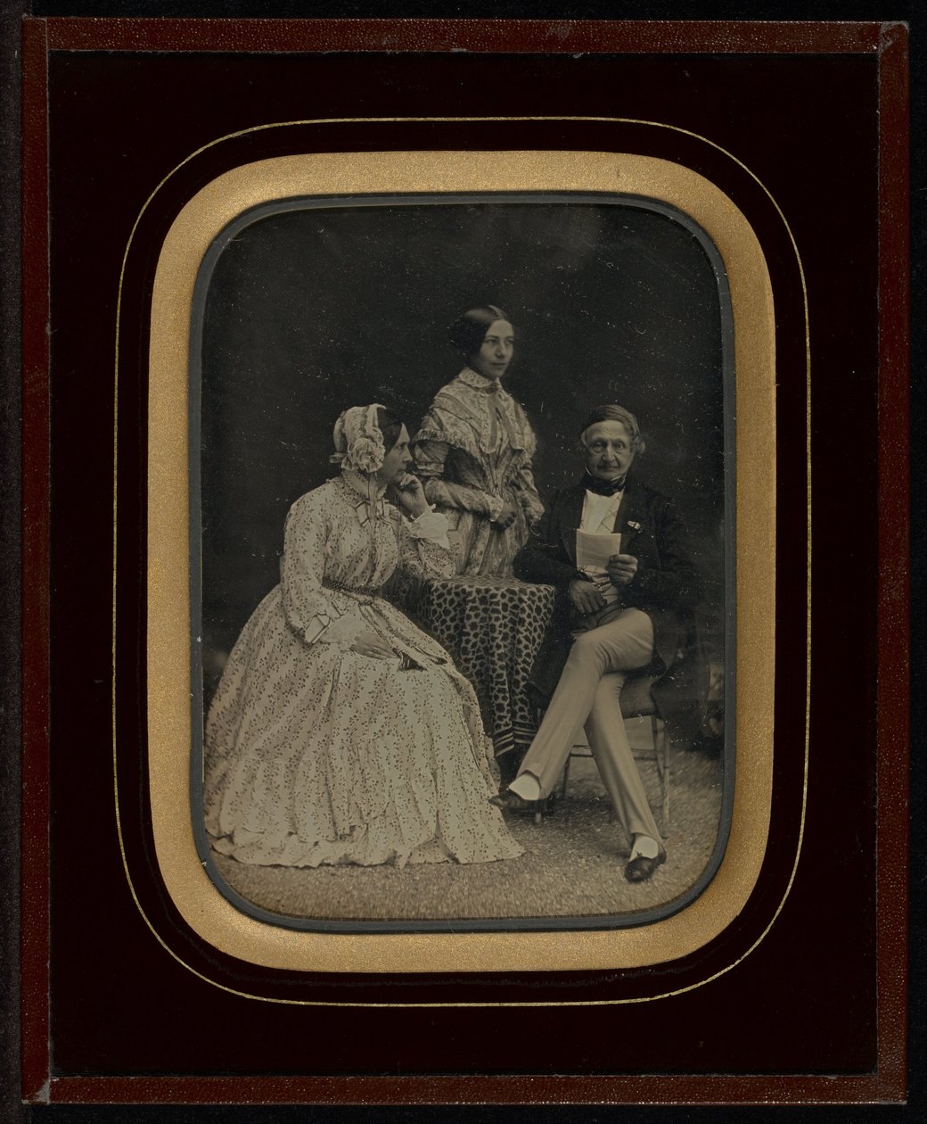 Retrato de Jean Gabriel y Anne-Charlotte-Adélaide Eynard con Madame Charrière de Jean Gabriel Eynard