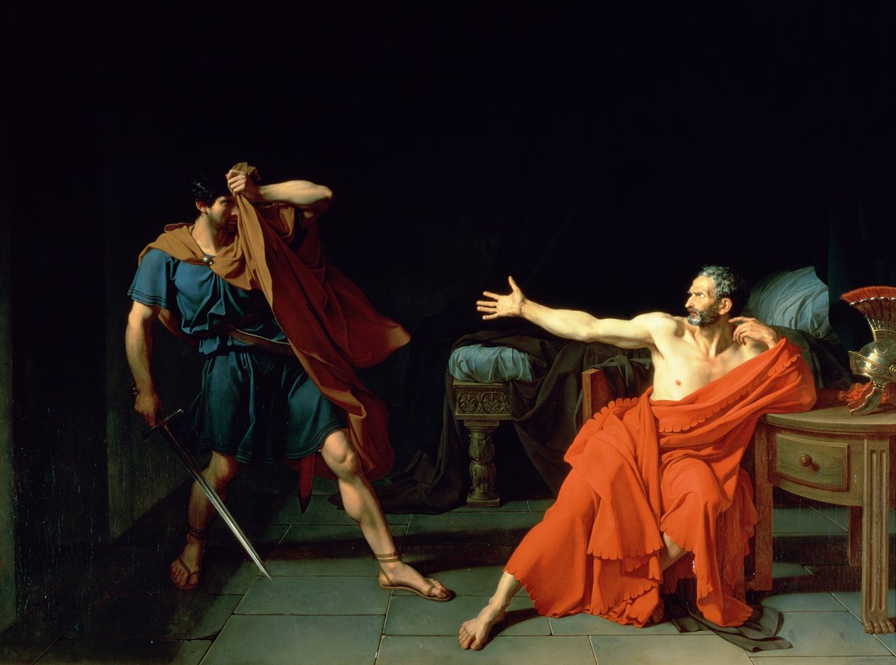 Francés: Marius prisonnier à Minturnes Marius at Minturnae de Jean Germain Drouais