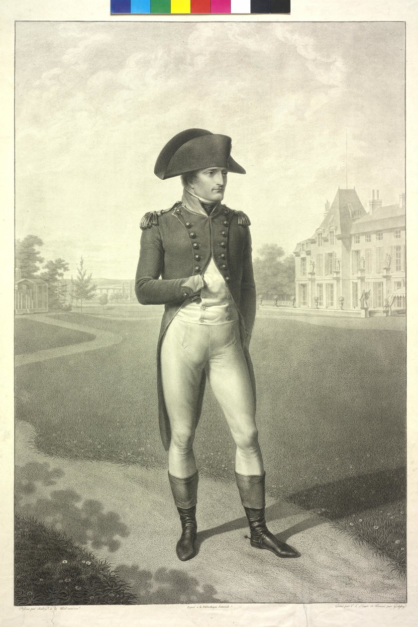 Napoleón I Bonaparte (aguafuerte) de Jean Godefroy