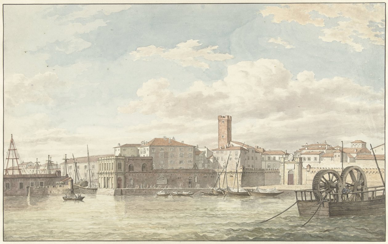 El puerto de Civitavecchia de Jean Grandjean