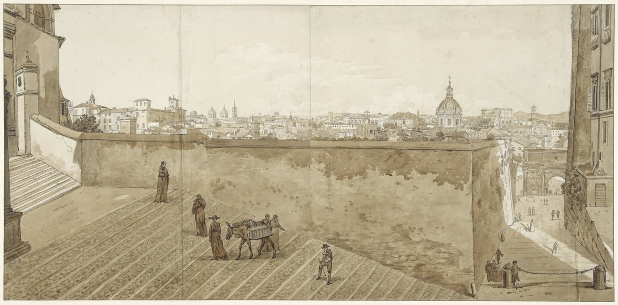 Vista de Roma desde el Capitolio de Jean Grandjean