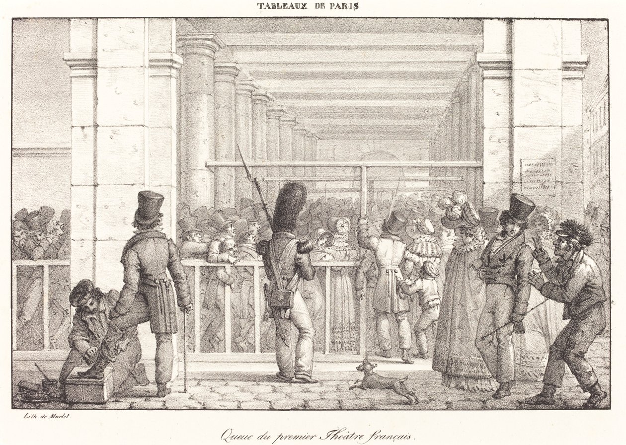 Cola del Primer Teatro Francés de Jean Henri Marlet