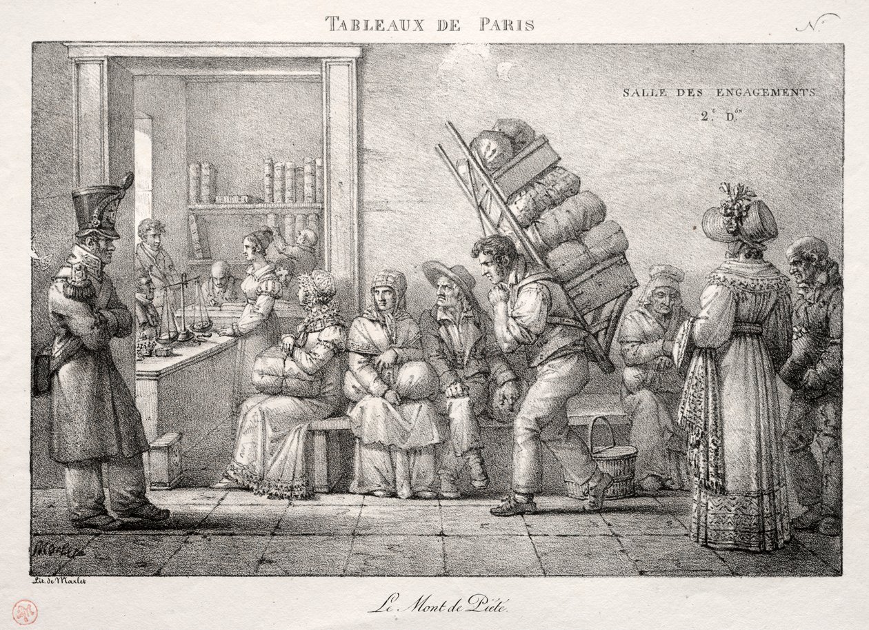 Escenas de París: La Casa de Empeño de Jean Henri Marlet