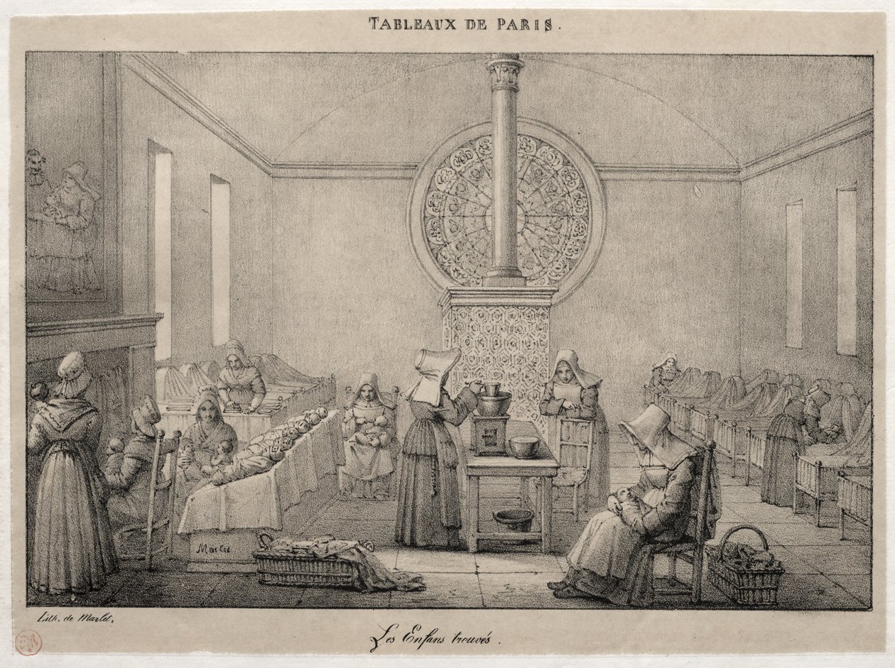 Escenas de París: El hospital de los expósitos de Jean Henri Marlet