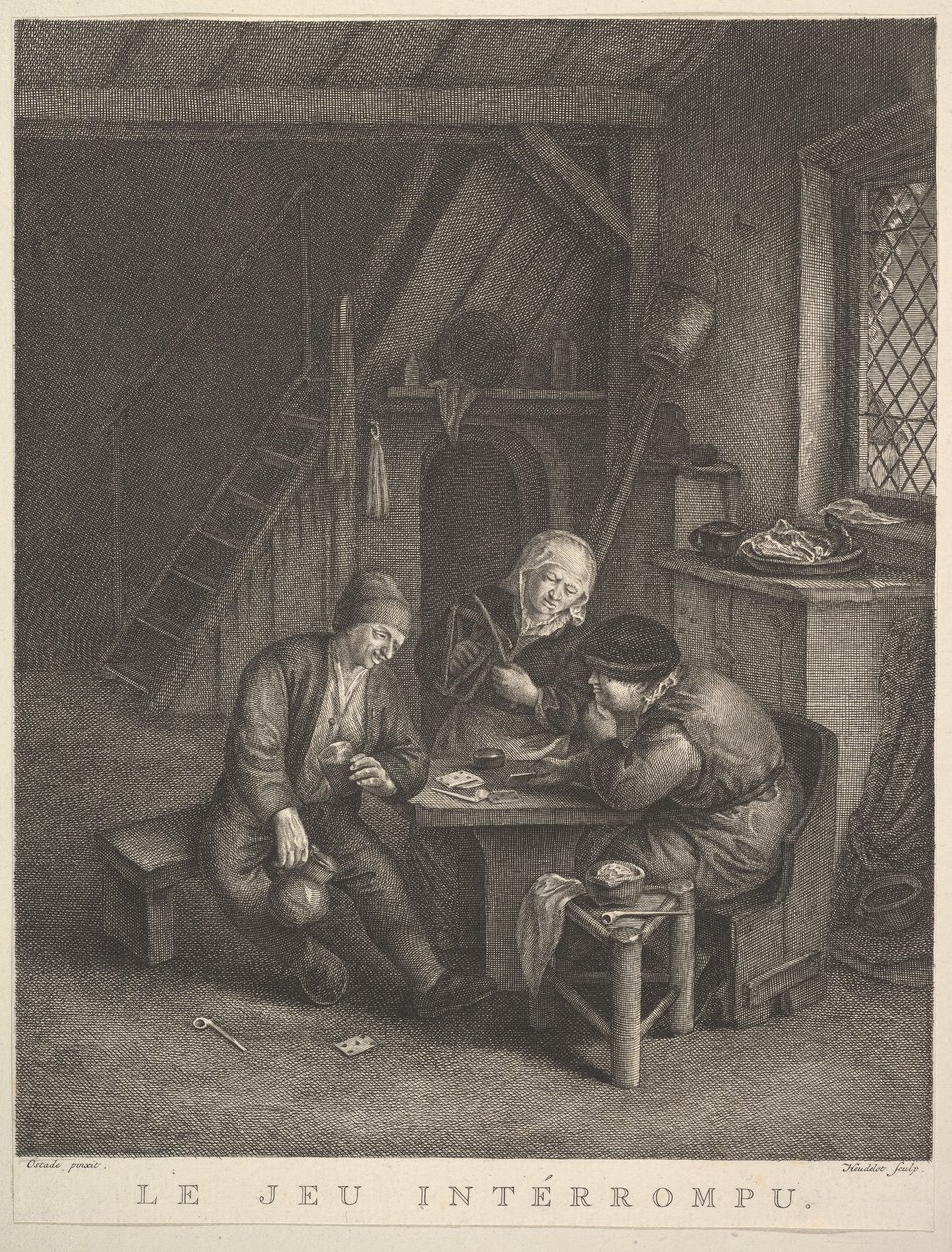 El Juego Interrumpido Le Jeu intérrompu, 1730-68 de Jean Heudelot