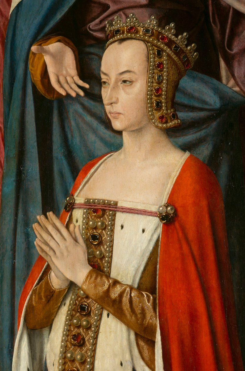 Duquesa Ana de Beaujeu (detalle) de Jean Hey